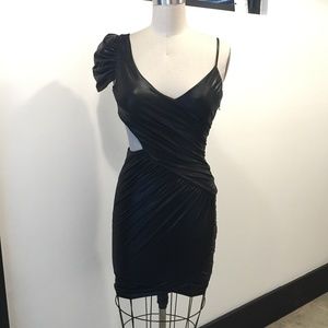 Bebe X Kardashian Foiled Dress